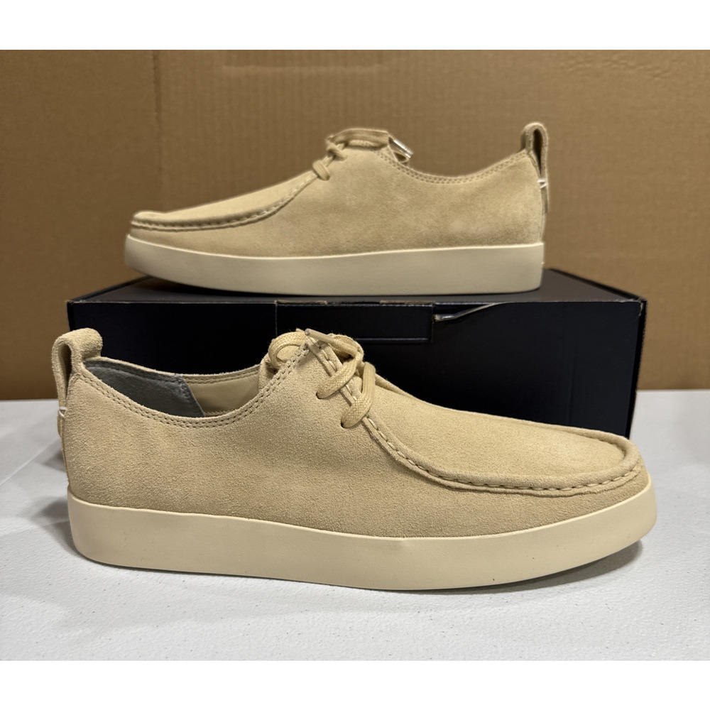 Everlane Desert Shoe Beige Suede Lace Shoes Low Top Loafers Mens 8.5 Minimalist